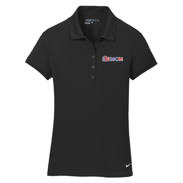 Nike Women's Dri-FIT Solid Icon Pique Modern Fit Polo Thumbnail
