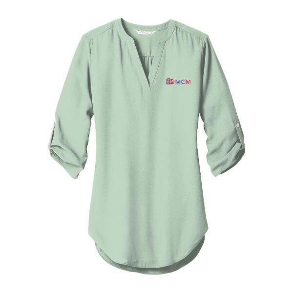 Women's 3/4-Sleeve Tunic Blouse Thumbnail