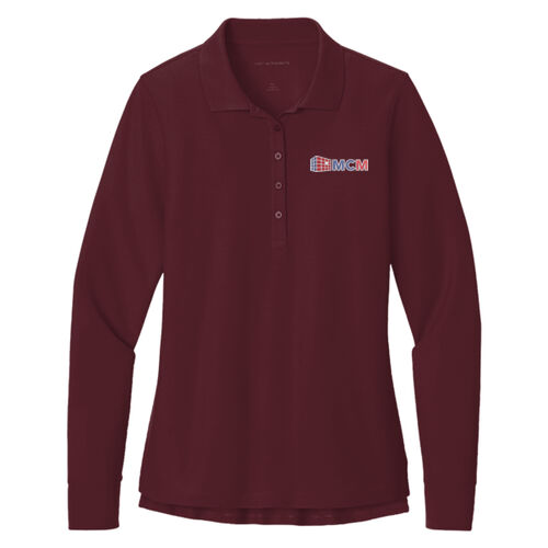 Women’s Wearever Signature Pique Long Sleeve Polo Thumbnail