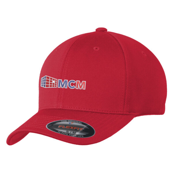 Sport-Tek® Flexfit® Cool & Dry Poly Block Mesh Cap Thumbnail