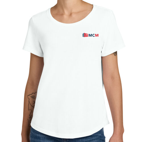 Allmade® Women’s Relaxed Tri-Blend Scoop Neck Tee Thumbnail