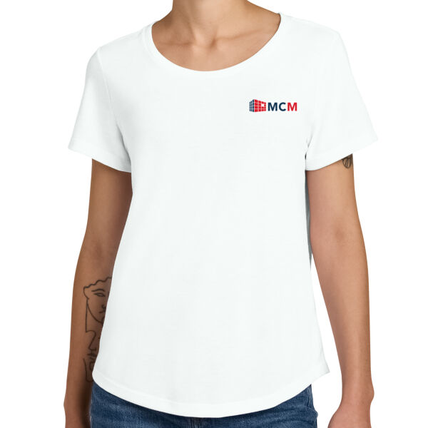 Allmade® Women’s Relaxed Tri-Blend Scoop Neck Tee Thumbnail